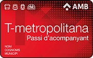 <p><strong>T-metropolitana Companion pass</strong></p>