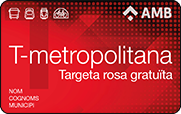 <p><strong>T-metropolitana Targeta rosa gratuïta</strong></p>