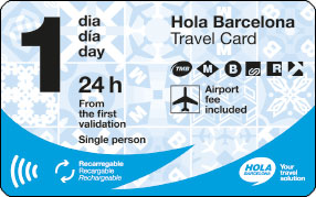 <p><strong>Hola Barcelona Travel Card 1 day</strong></p>