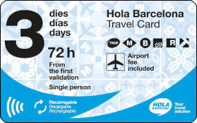 <p><strong>Hola Barcelona Travel Card 3 days</strong></p>
