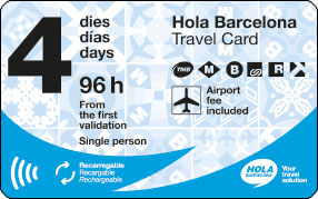 <p><strong>Hola Barcelona Travel Card 4 days</strong></p>