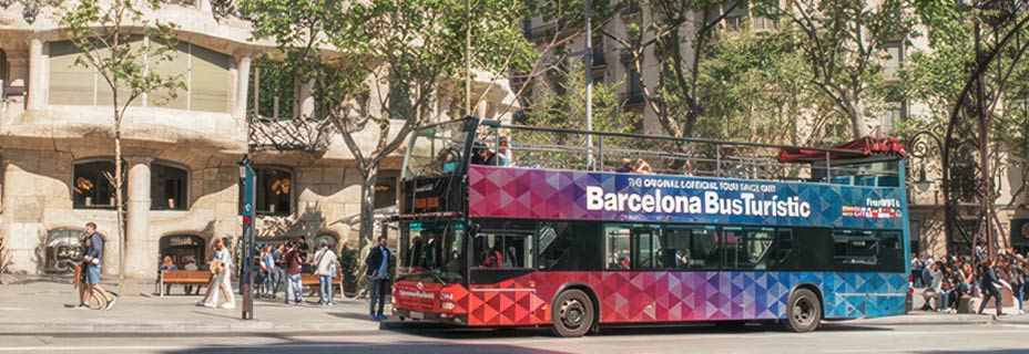 barcelona bus tour blue route