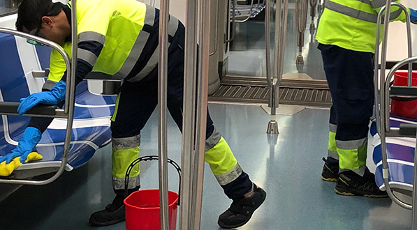 Sacrificio El propietario acumular Limpieza y desinfección | Transports Metropolitans de Barcelona