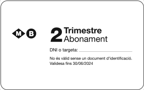 <p>Abonament per al<br/>2n trimestre</p>