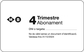 <p>Abonament per al<br/>4t trimestre</p>