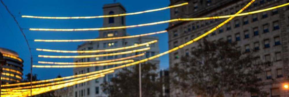 Nadal a la plaça de Catalunya